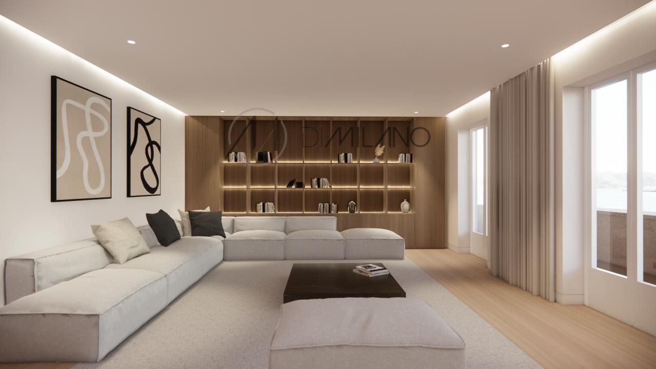 Living room of Flat for sale in Vigo   with Heating, Terrace and Storage room