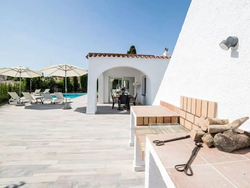 Terraza de Casa o chalet en venta en Calpe / Calp con Aire acondicionado, Calefacción y Amueblado