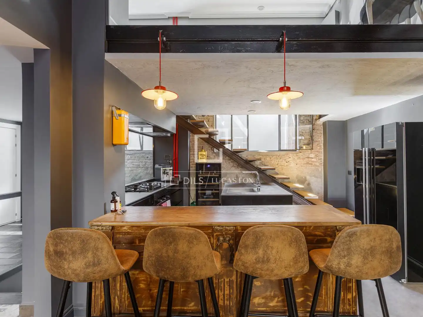 Kitchen of Lofts for rent in Madrid  with Air Conditioner, Heating and Terrace