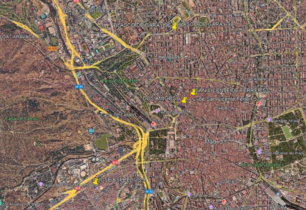 Vista exterior de Edifici en venda en  Madrid Capital