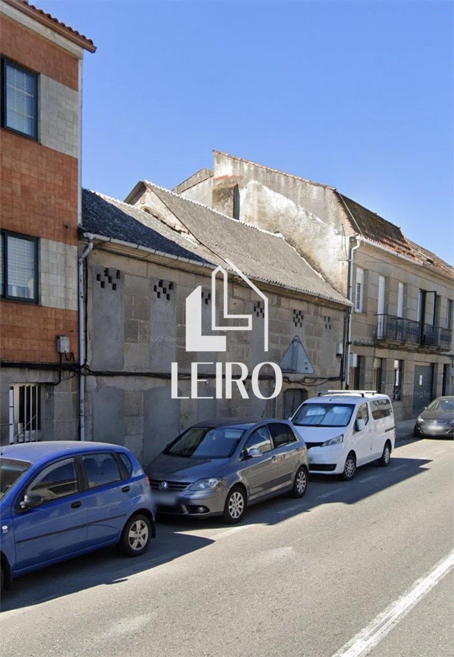 Exterior view of Single-family semi-detached for sale in Marín  with Private garden