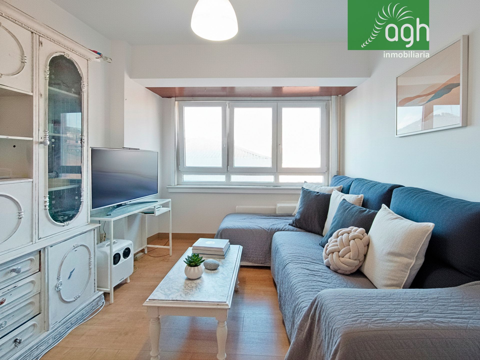 Sala d'estar de Pis en venda en A Coruña Capital 