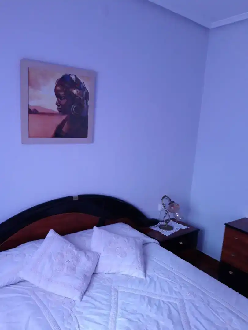 Schlafzimmer von Wohnung zur Miete in Villarejo de Órbigo mit Balkon