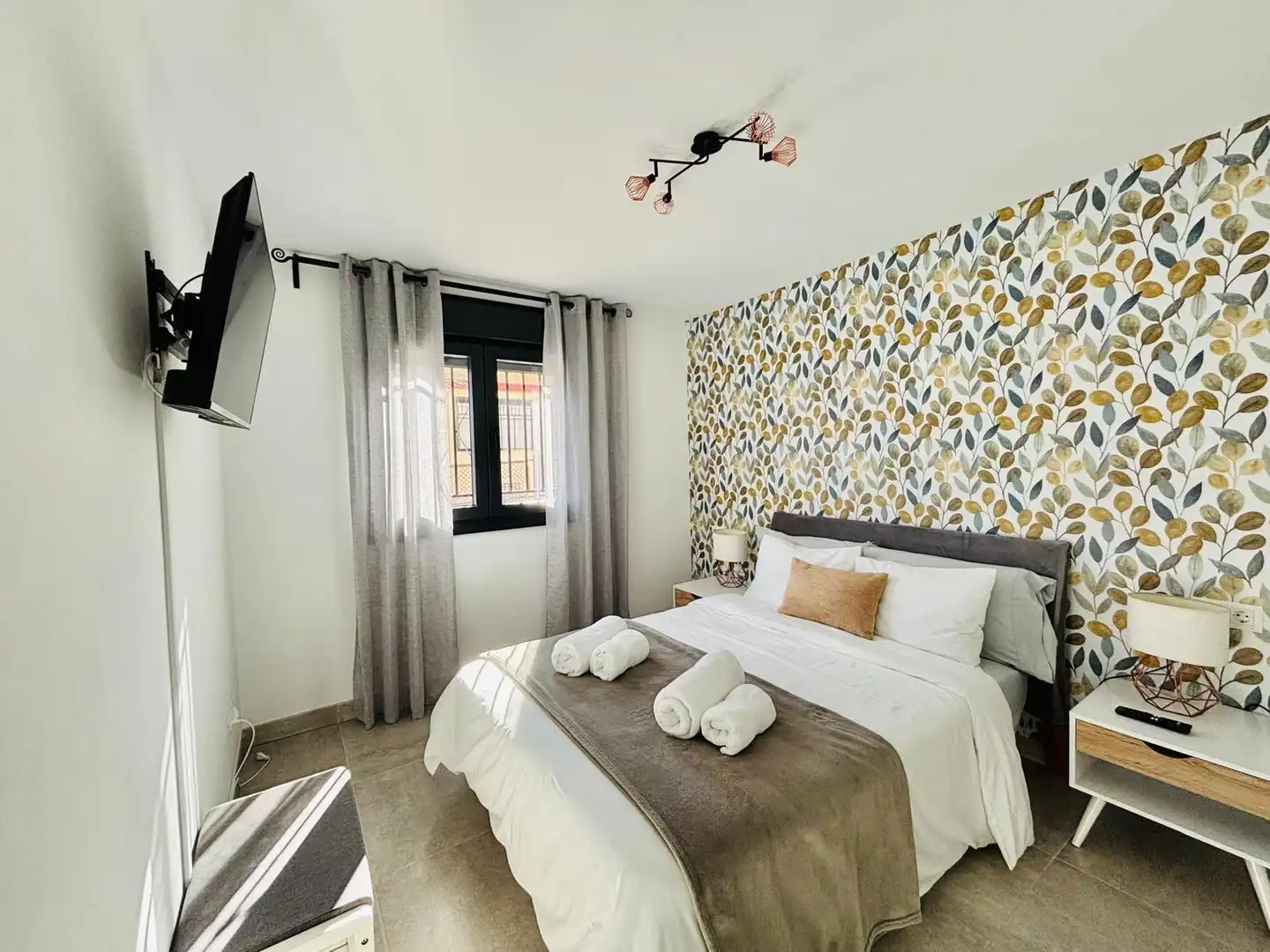 Schlafzimmer von Wohnung zur Miete in Villa de Otura mit Klimaanlage und Möbliert