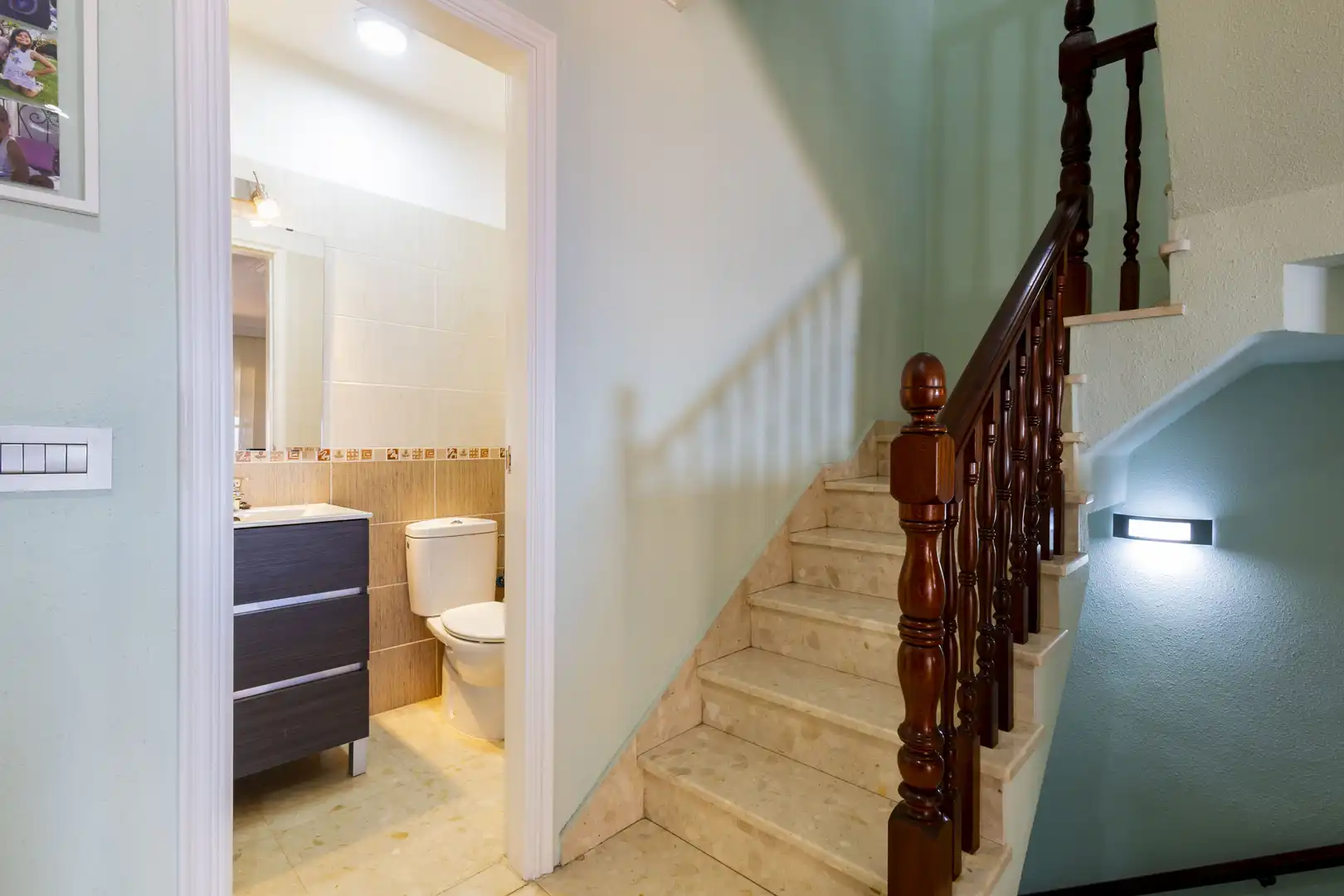 Baño de Casa adosada en venta en El Rosario con Aire acondicionado, Jardín privado y Terraza