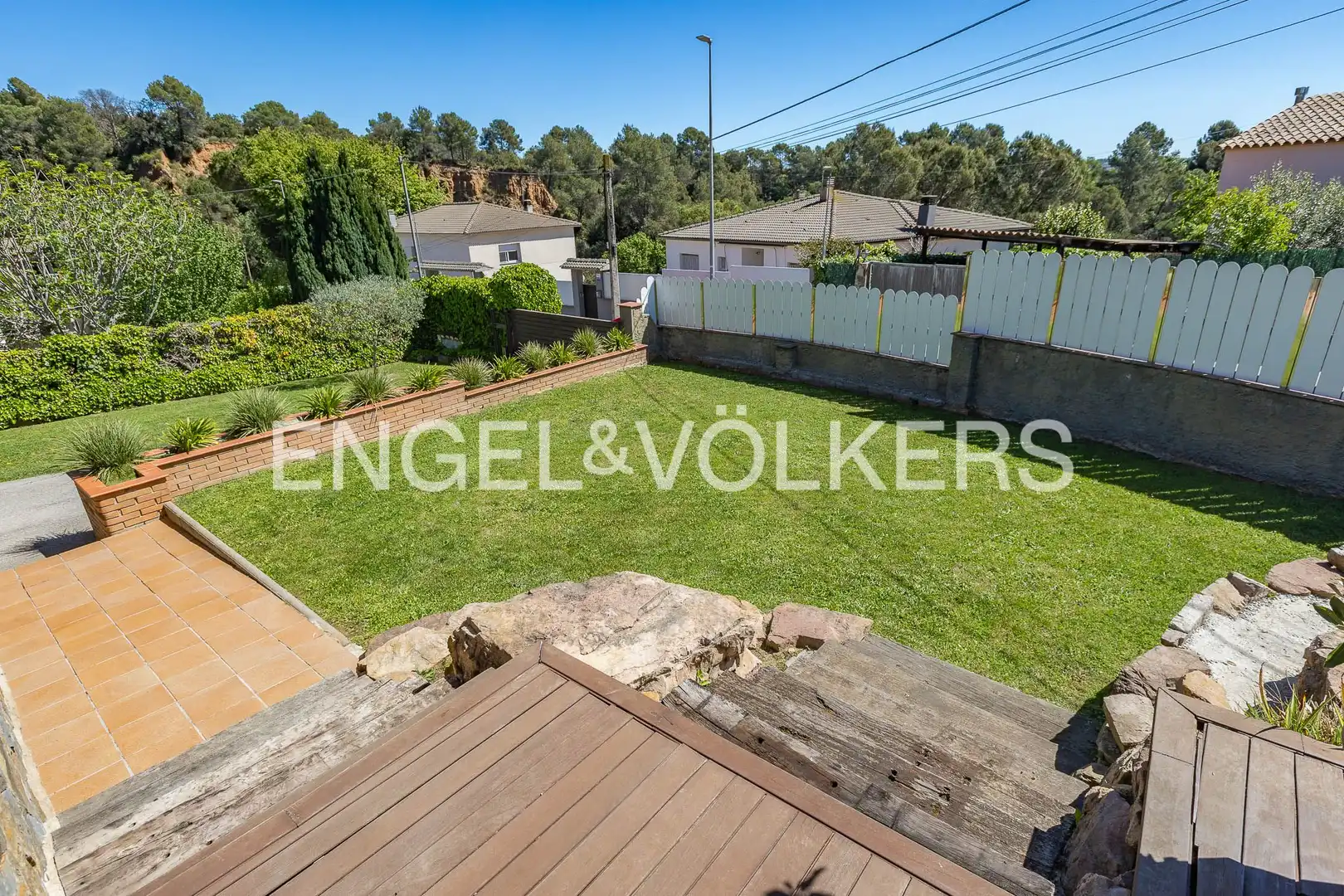 Terraza de Casa o chalet en venta en Castellar del Vallès con Aire acondicionado, Calefacción y Jardín privado