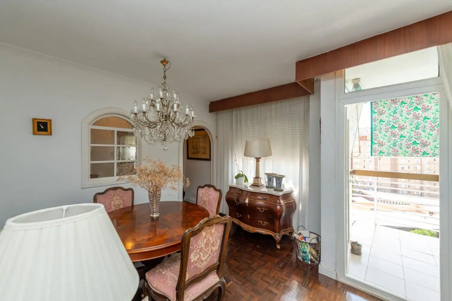 Comedor de Piso en venta en Alicante / Alacant con Jardín privado, Terraza y Piscina comunitaria