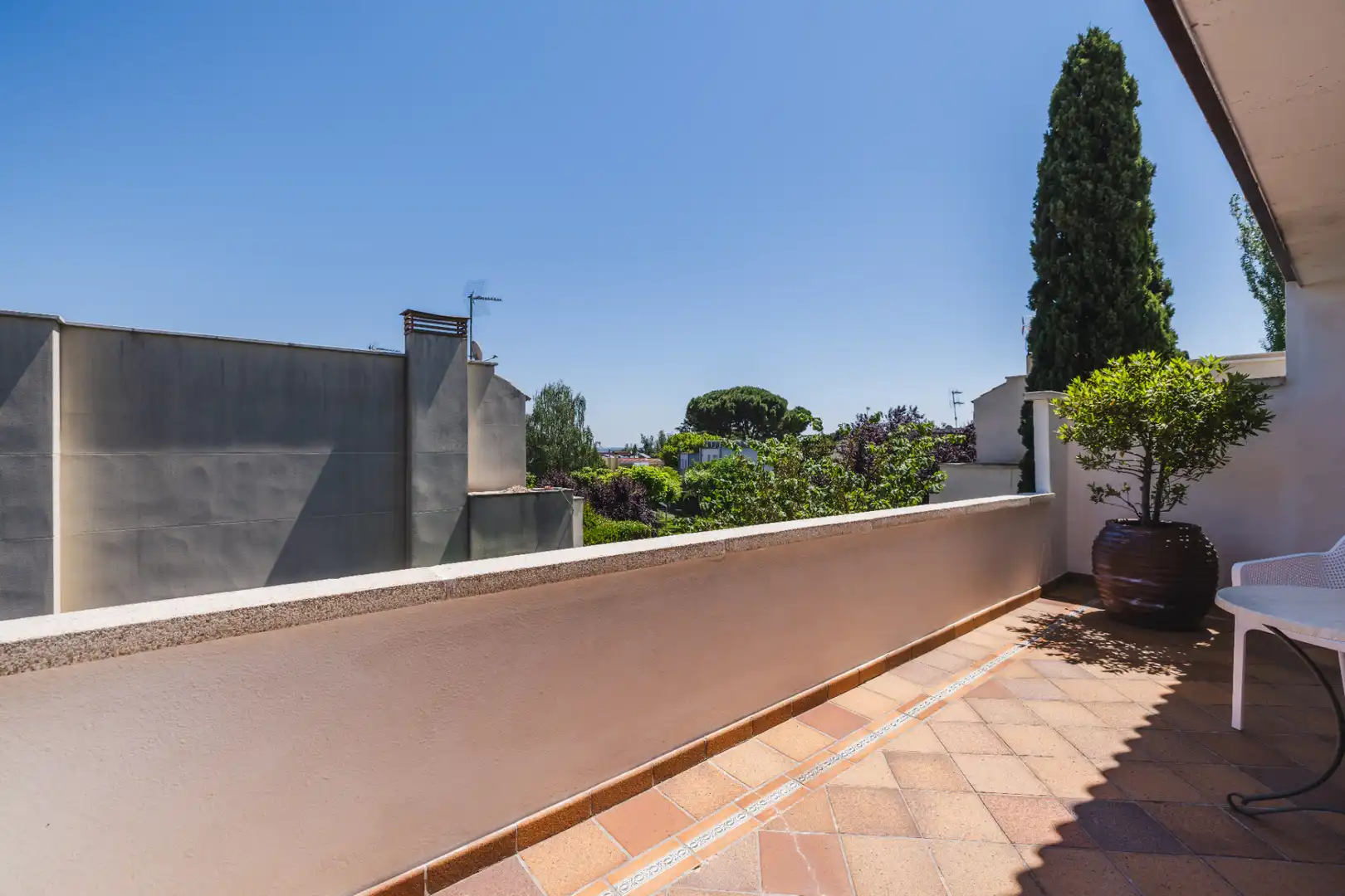Terraza de Casa o chalet en venta en Las Rozas de Madrid con Aire acondicionado, Calefacción y Jardín privado