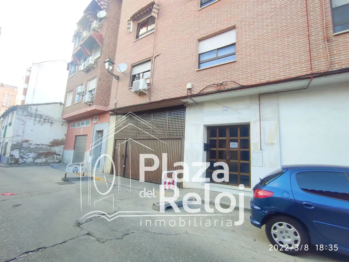 Vista exterior de Garatge en venda en Talavera de la Reina
