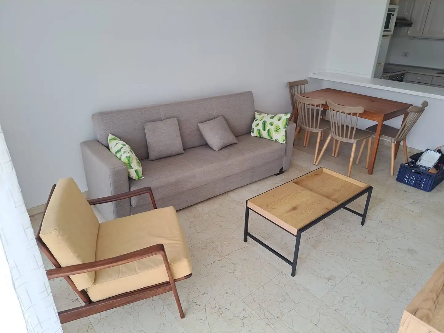 Sala de estar de Piso de alquiler en Puerto de la Cruz con Amueblado y Se aceptan mascotas
