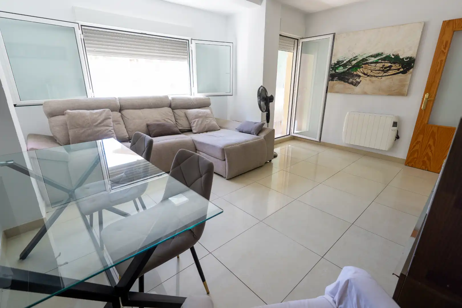 Living room of Flat for sale in Ibi  with Furnished and Balcony