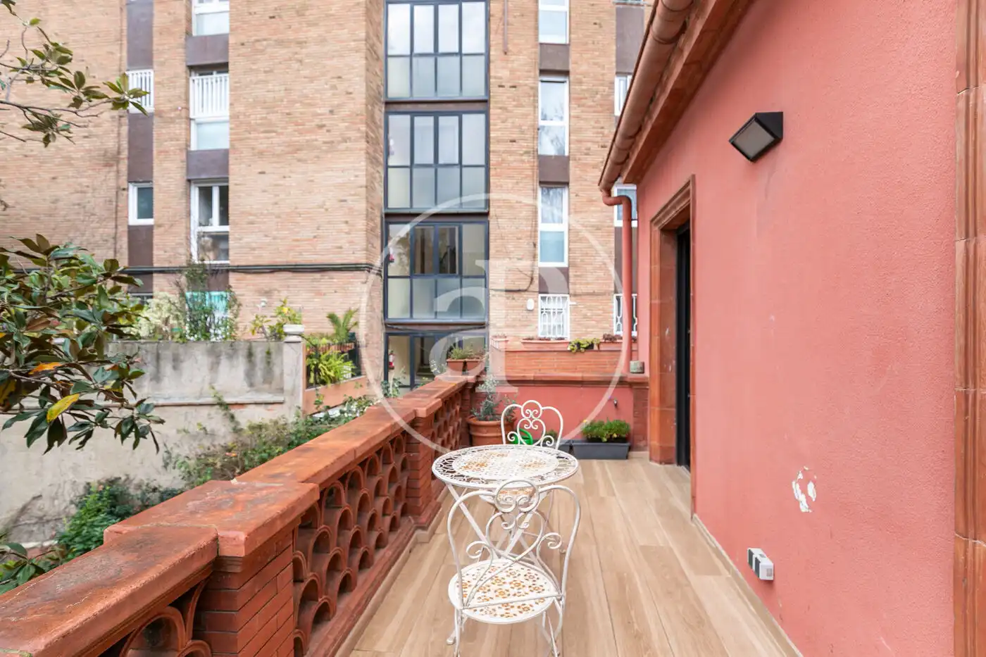 Terrasse von Wohnung zur Miete in Sarrià - Sant Gervasi