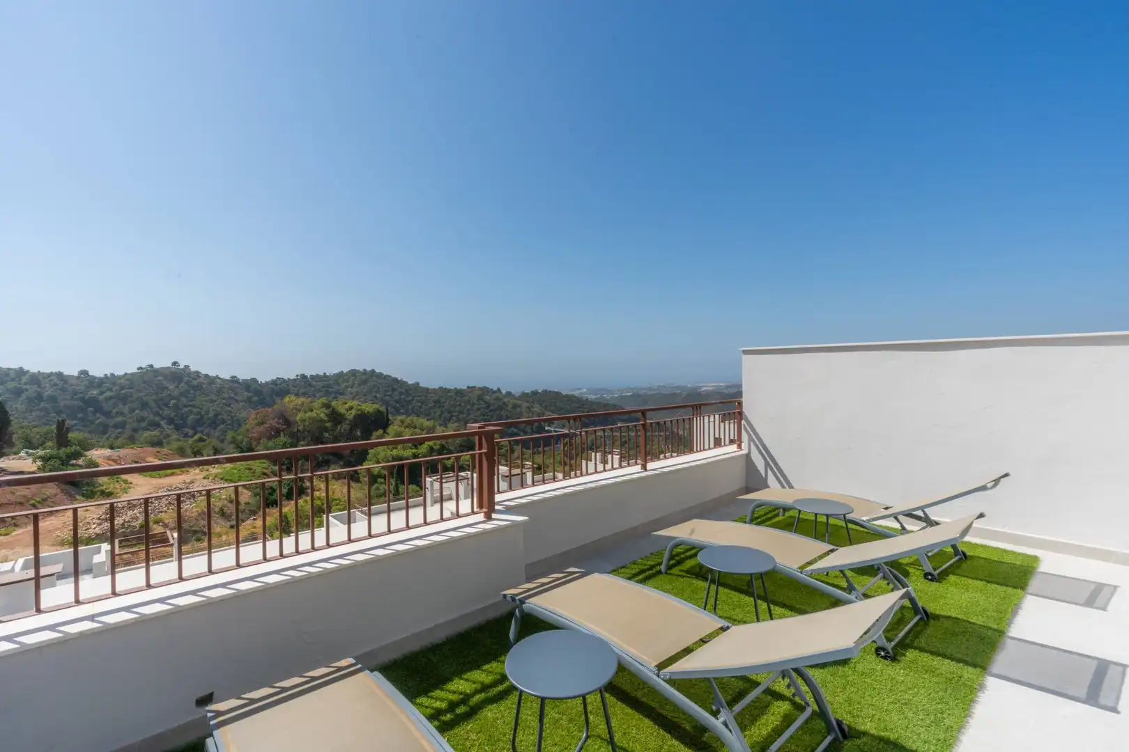 Terraza de Casa adosada en venta en Istán con Aire acondicionado, Calefacción y Jardín privado