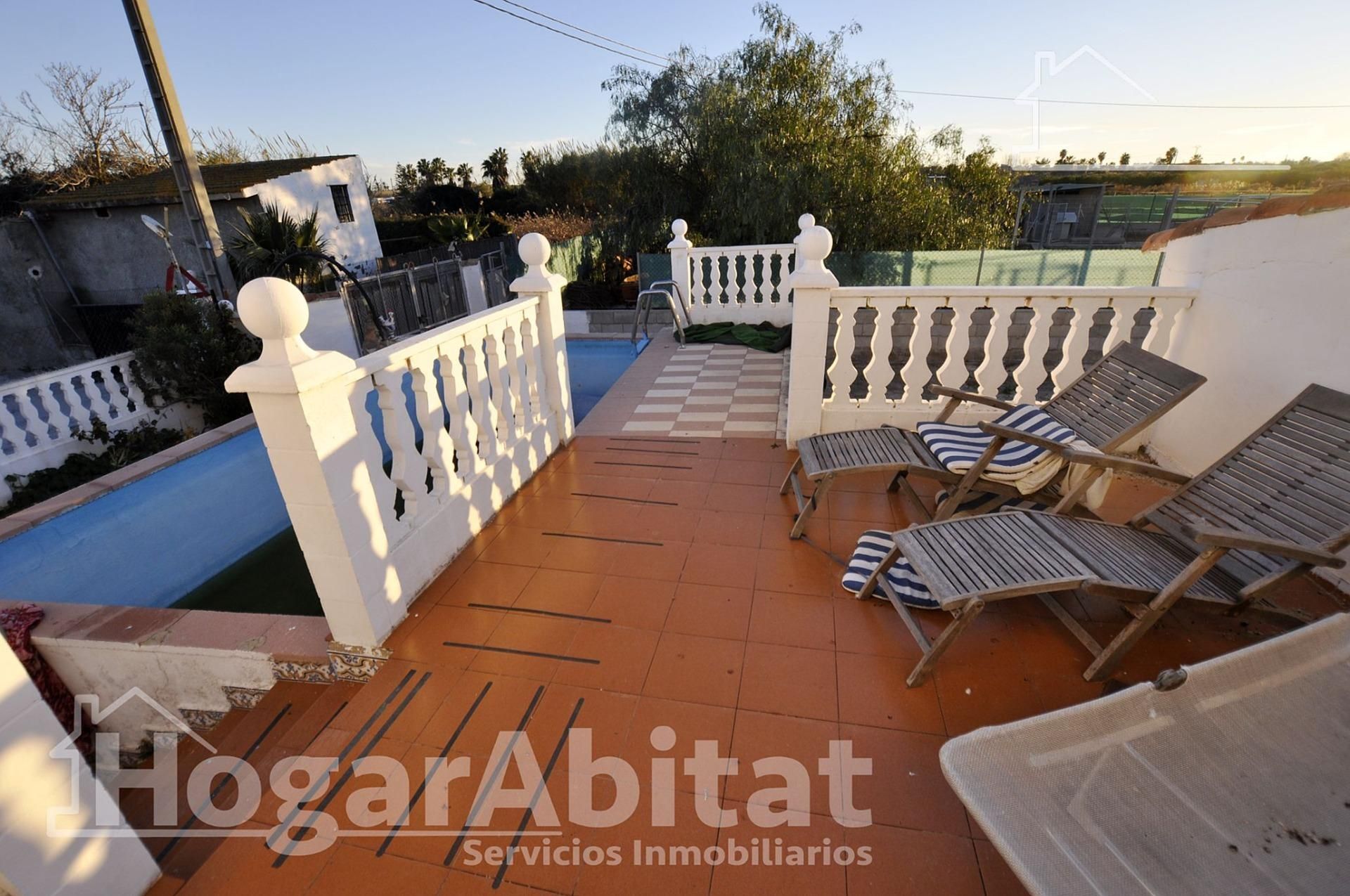 Terraza de Casa o chalet en venta en Sagunto / Sagunt con Calefacción, Jardín privado y Terraza