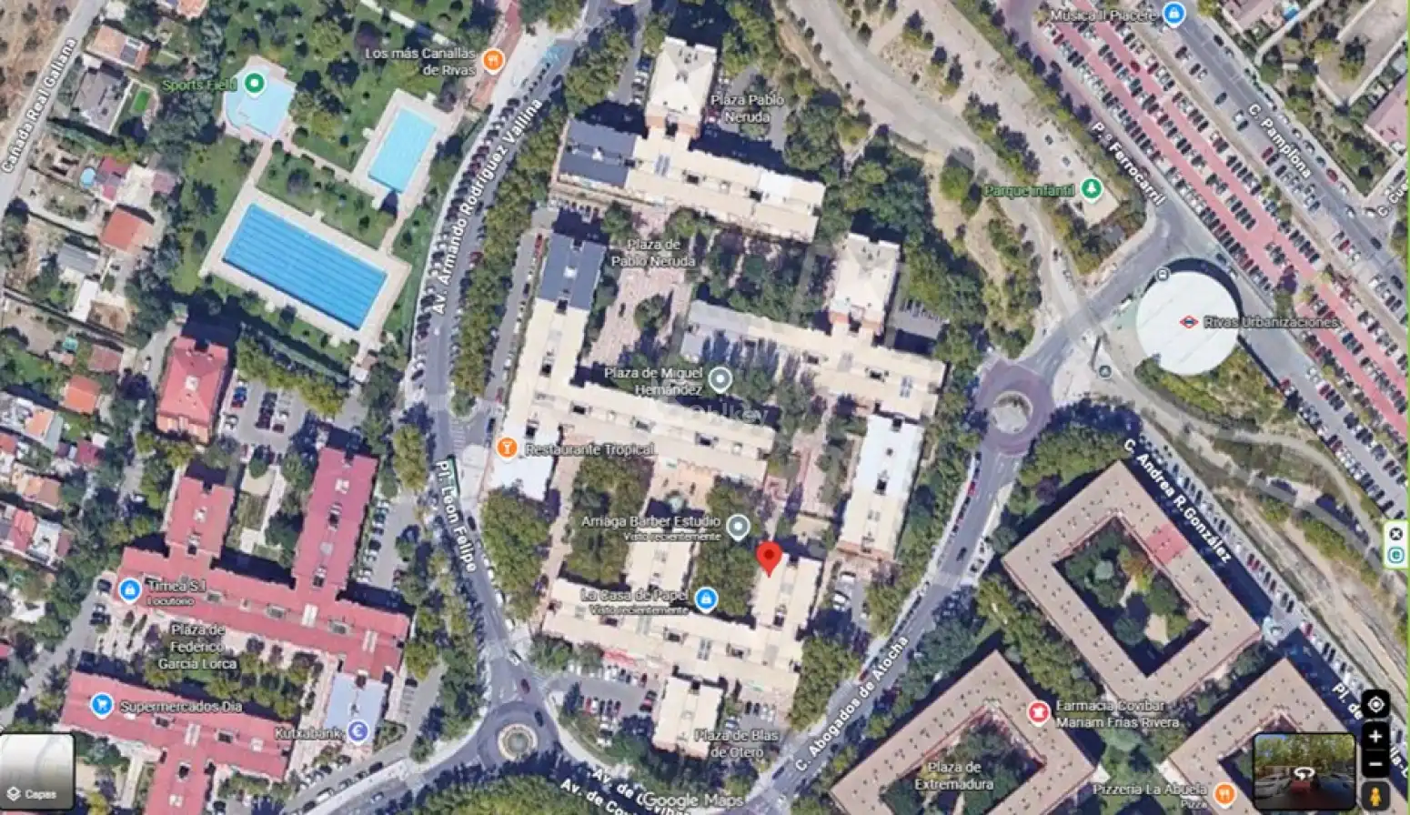 Vista exterior de Piso en venta en Rivas-Vaciamadrid con Calefacción, Terraza y Piscina