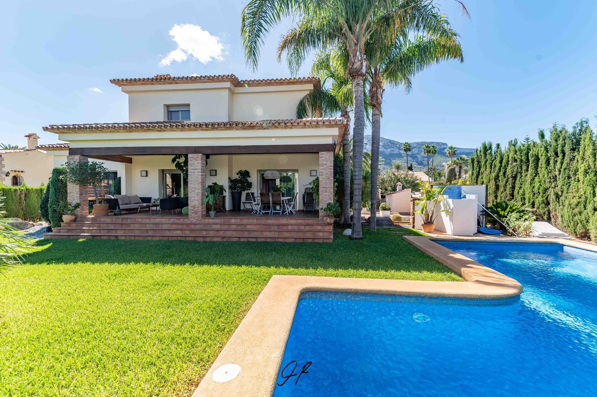Jardí de Casa o xalet en venda en Dénia amb Aire condicionat, Calefacció i Jardí privat