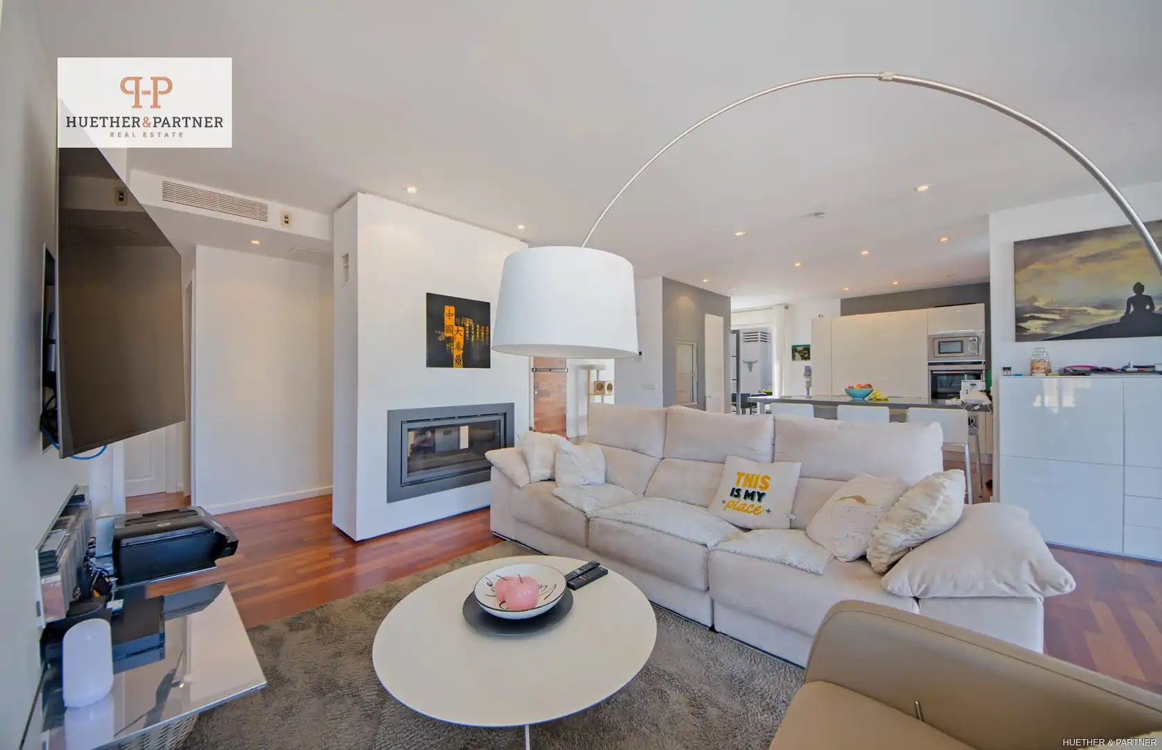 Living room of Flat for sale in Manacor  with Air Conditioner, Heating and Furnished