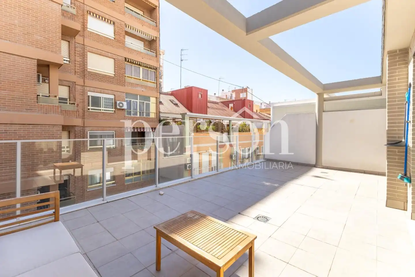 Terrace of Attic for rent in Valencia  with Air Conditioner, Heating and Terrace