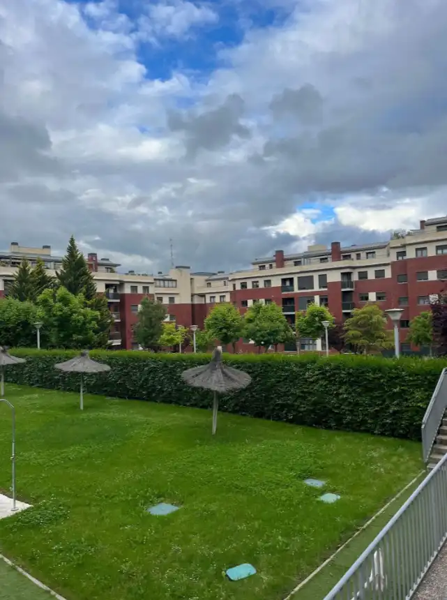 Vista exterior de Piso en venta en Arroyo de la Encomienda con Calefacción, Jardín privado y Terraza