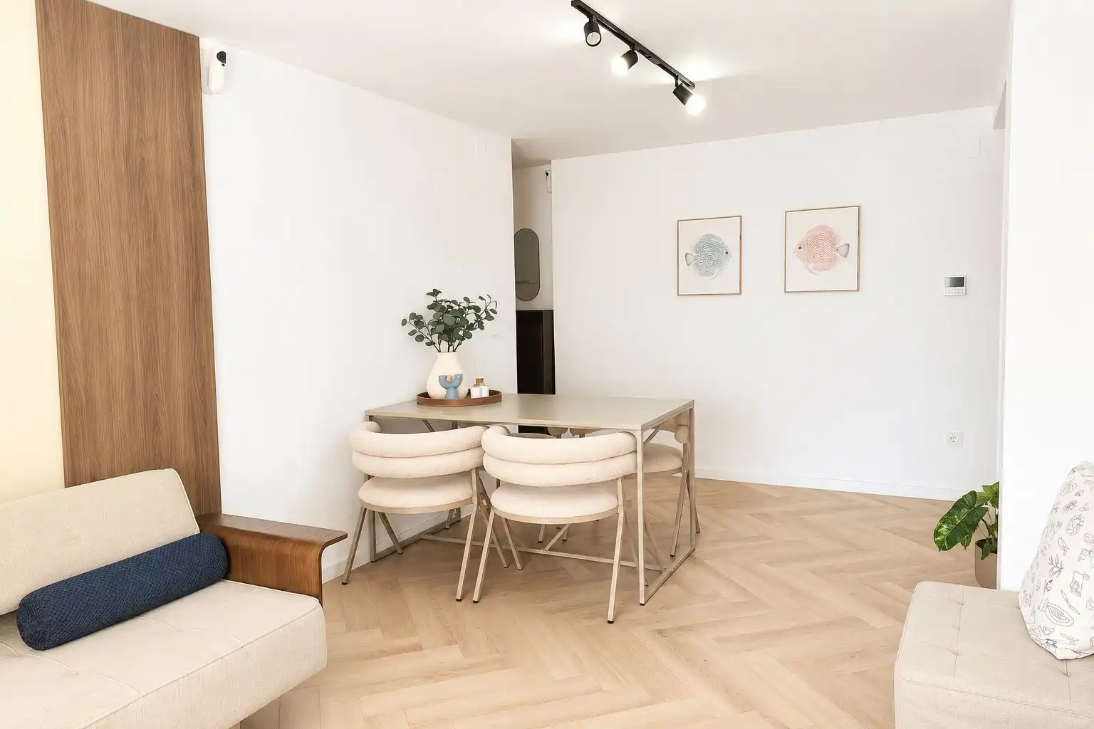 Menjador de Apartament en venda en Calpe / Calp amb Aire condicionat, Calefacció i Terrassa
