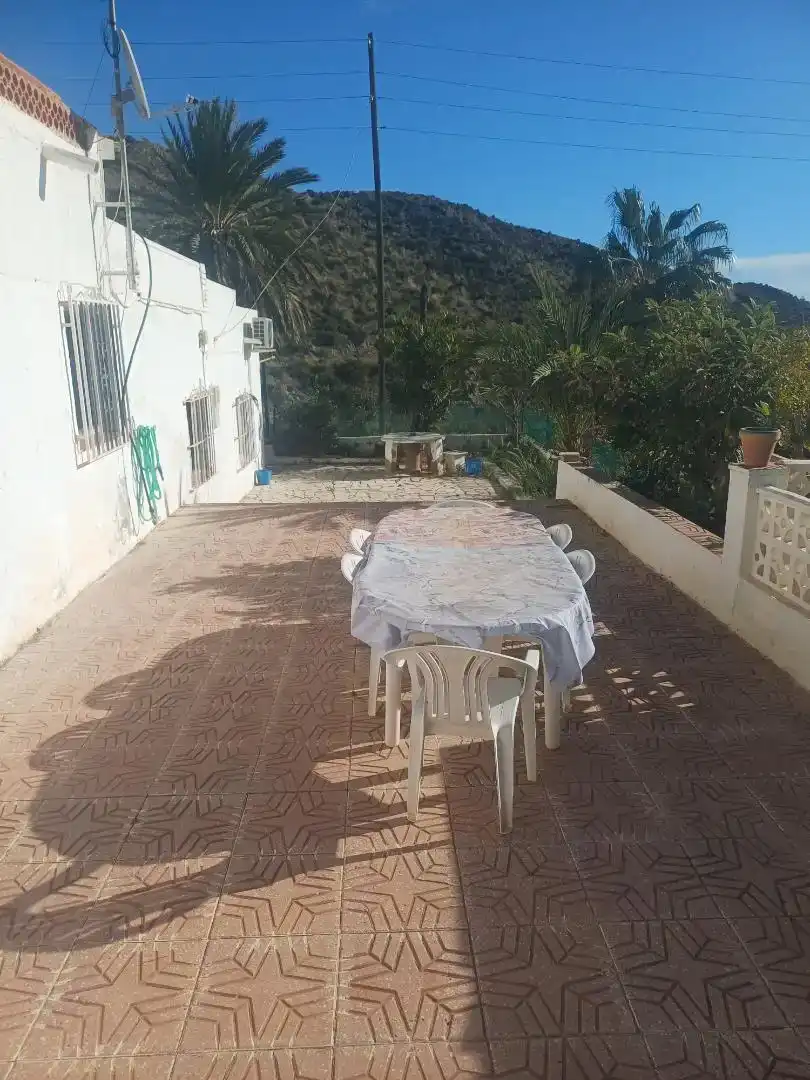 Terrassa de Finca rústica en venda en Pulpí amb Aire condicionat i Piscina