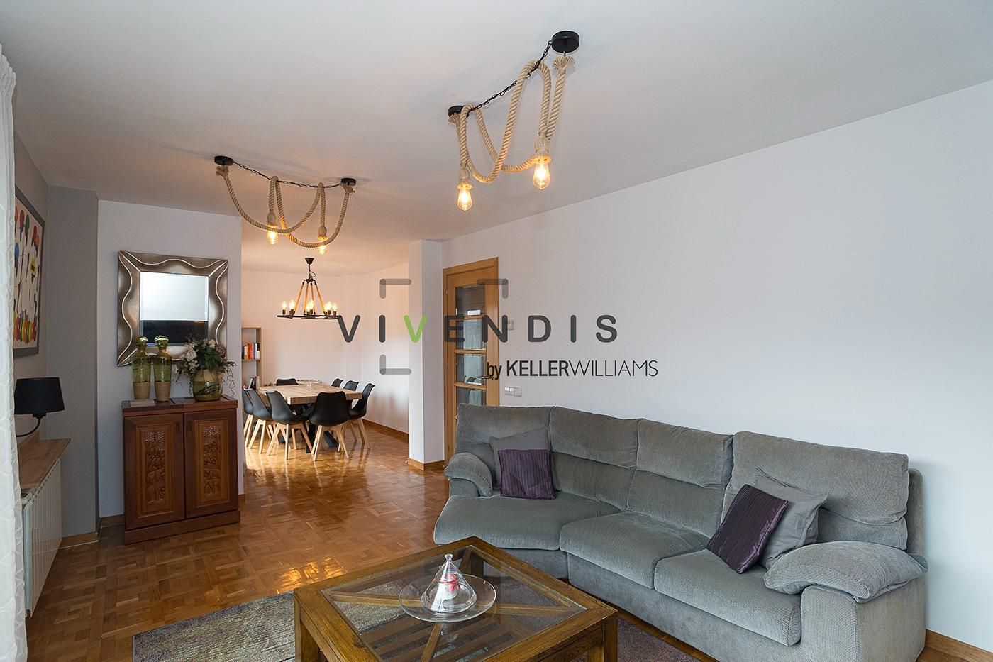 Living room of House or chalet for sale in Piera  with Private garden, Parquet flooring and Terrace