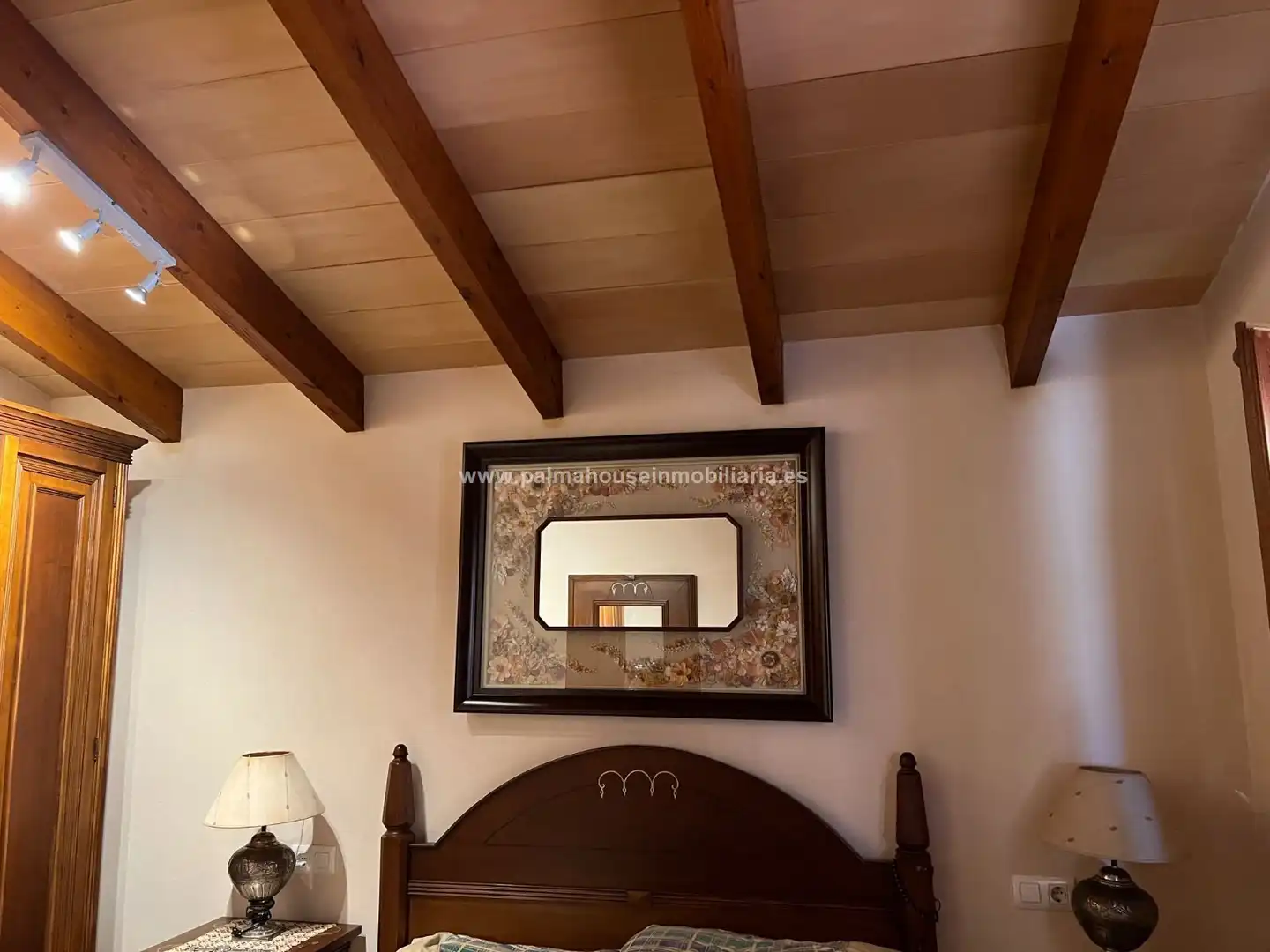 Schlafzimmer von Country house zur Miete in Muro mit Klimaanlage, Heizung und Privatgarten
