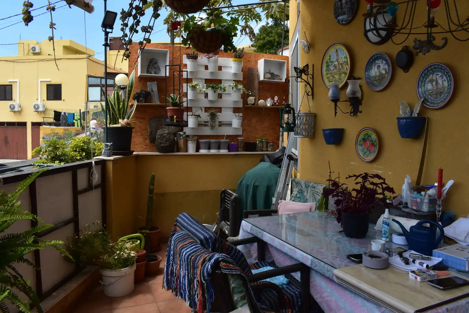 Terrasse von Maisonette zum Verkauf in Adeje mit Klimaanlage, Heizung und Terrasse