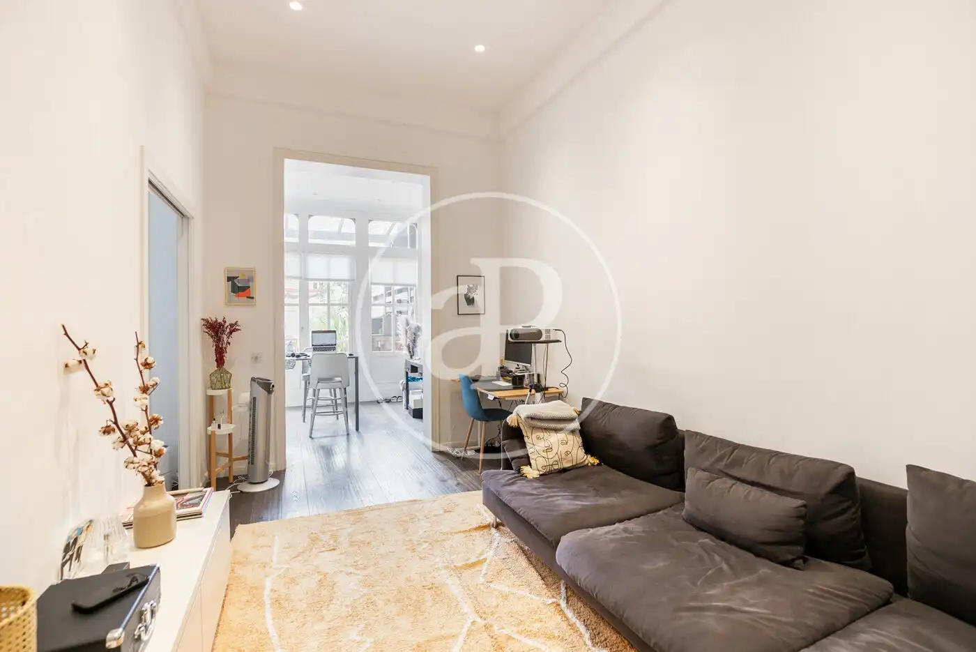 Living room of Flat for sale in Barcelona  with Air Conditioner, Heating and Terrace