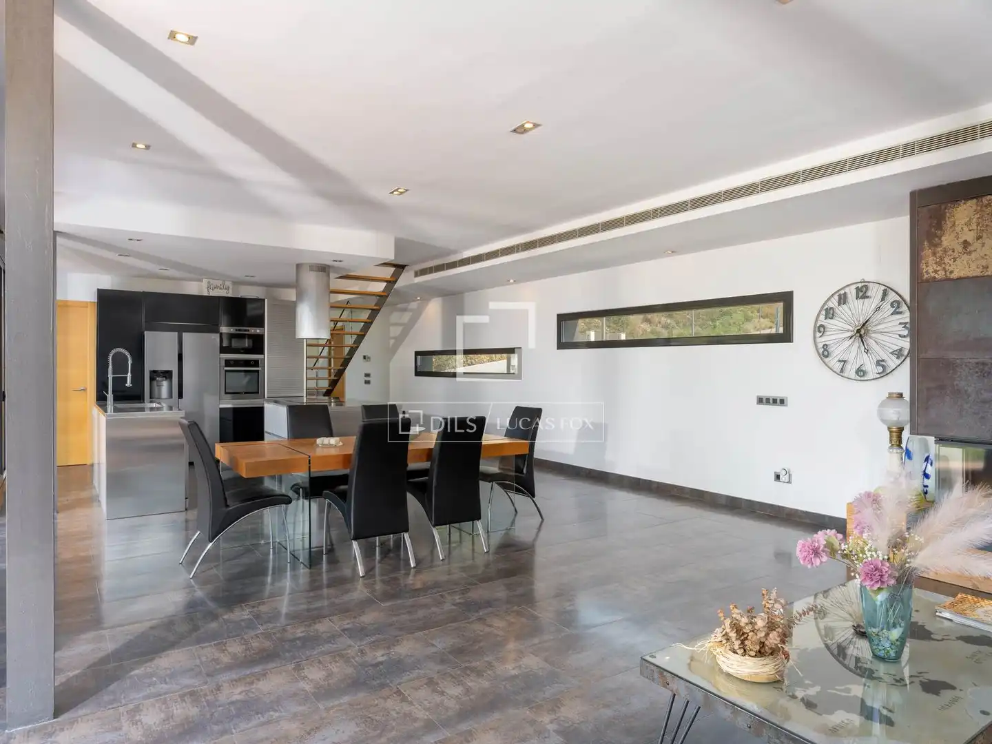 Esszimmer von Haus oder Chalet zum Verkauf in Lloret de Mar mit Klimaanlage, Privatgarten und Terrasse