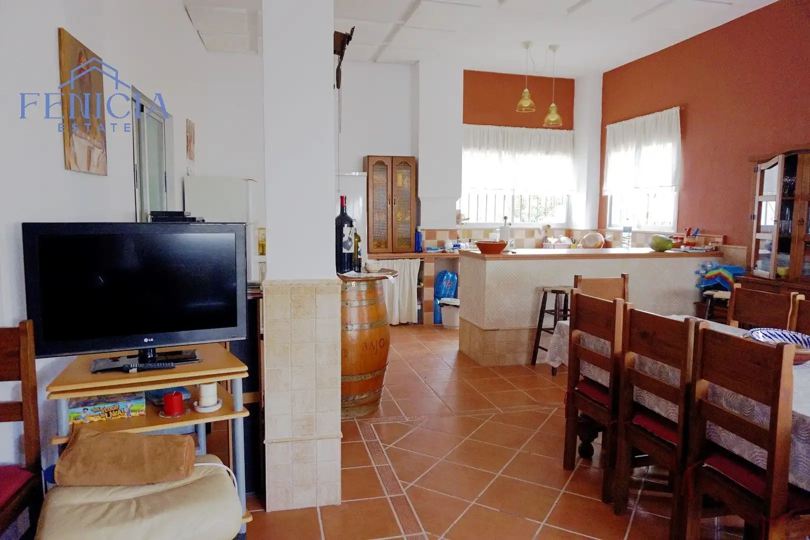 Cocina de Finca rústica en venta en Almuñécar con Aire acondicionado, Jardín privado y Terraza