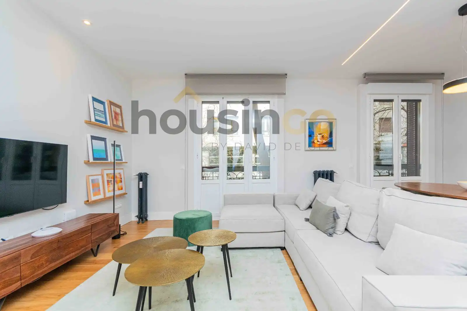 Sala de estar de Piso en venta en Madrid con Aire acondicionado, Calefacción y Parquet