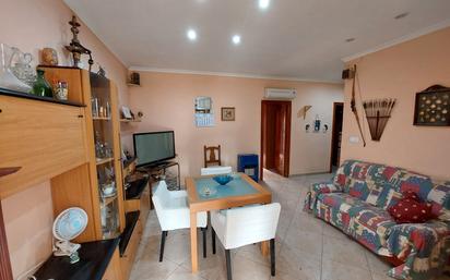 Living room of Flat for sale in Dénia  with Air Conditioner, Furnished and Balcony