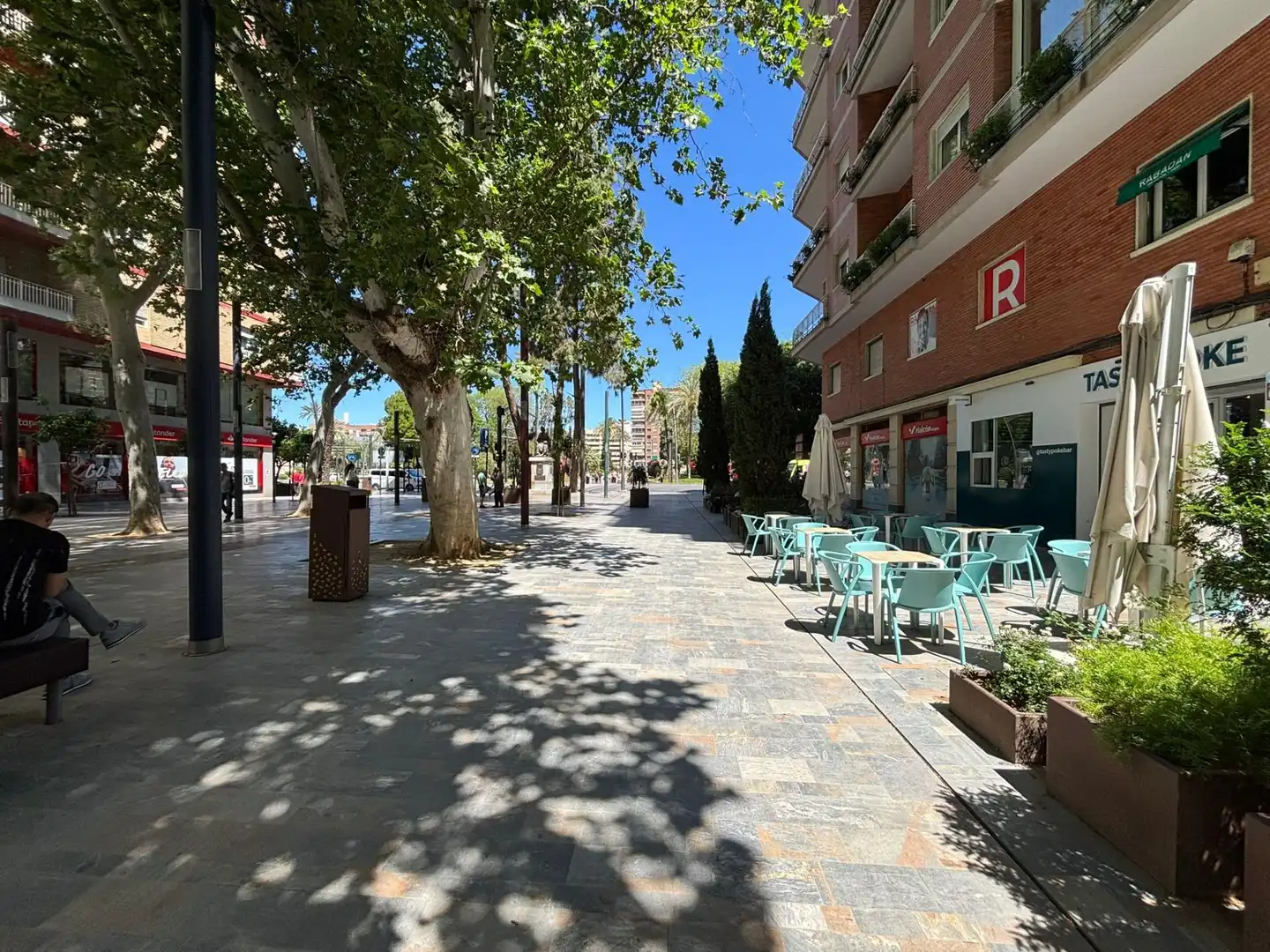 Außenansicht von Wohnung zur Miete in Murcia mit Klimaanlage, Heizung und Privatgarten