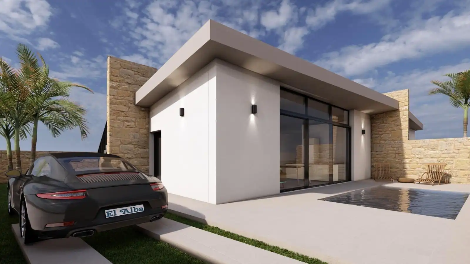 Doppelhaushälfte mit Pool zum Verkauf in Calle Calle 3, sector Los Cachimanes, Roldán, Torre Pac, imagen 5