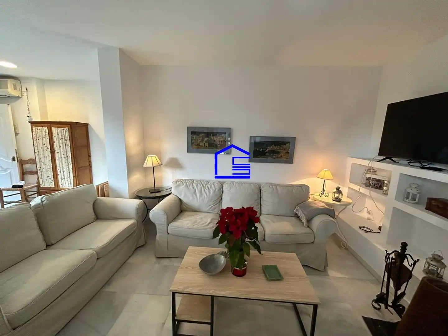 Sala de estar de Casa o chalet de alquiler en El Puerto de Santa María con Aire acondicionado, Calefacción y Jardín privado