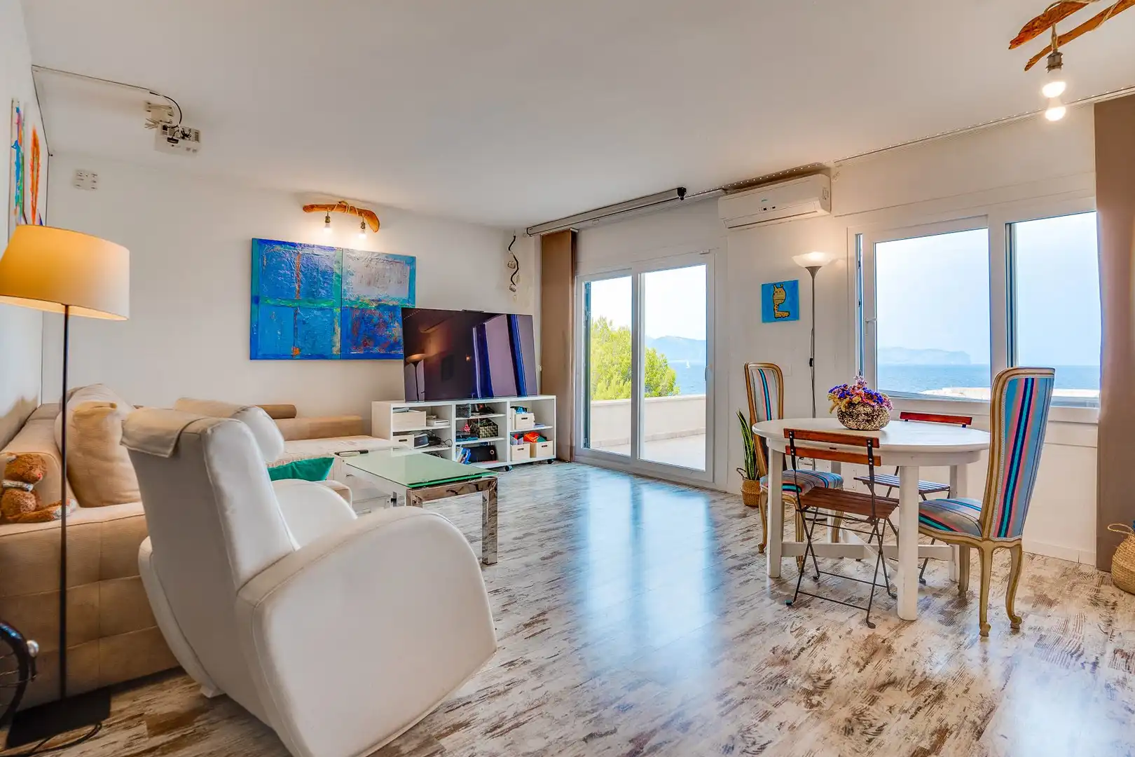 Living room of Detached homes for sale in Alcúdia  with Air Conditioner, Heating and Private garden