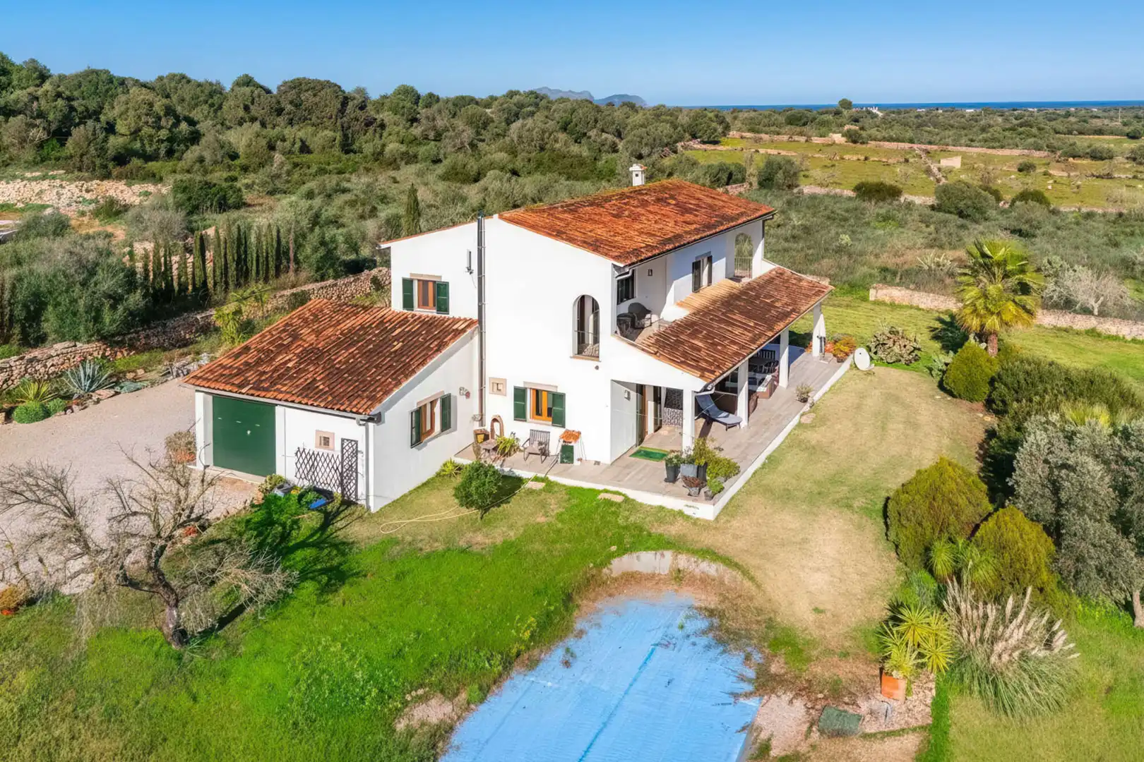 Vista exterior de Finca rústica en venda en Santa Margalida amb Moblat