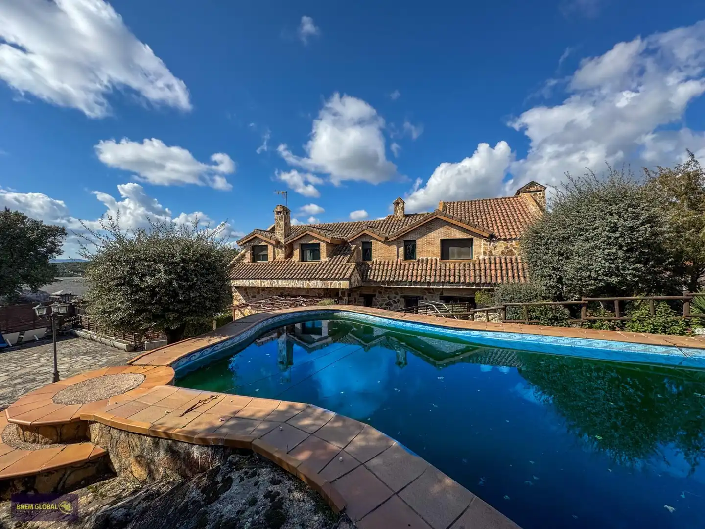 Swimming pool of Houses for sale in Navalafuente  with Heating, Private garden and Storage room