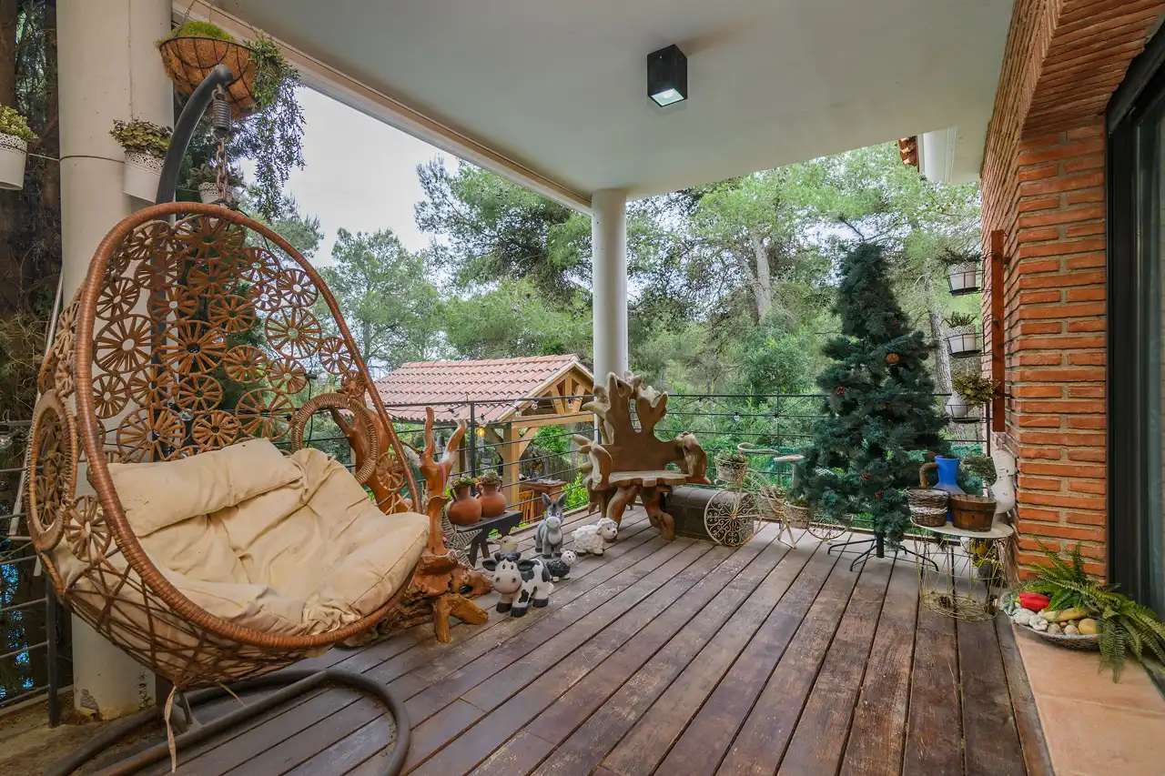 Terraza de Casa o chalet de alquiler en Begues con Aire acondicionado, Calefacción y Jardín privado