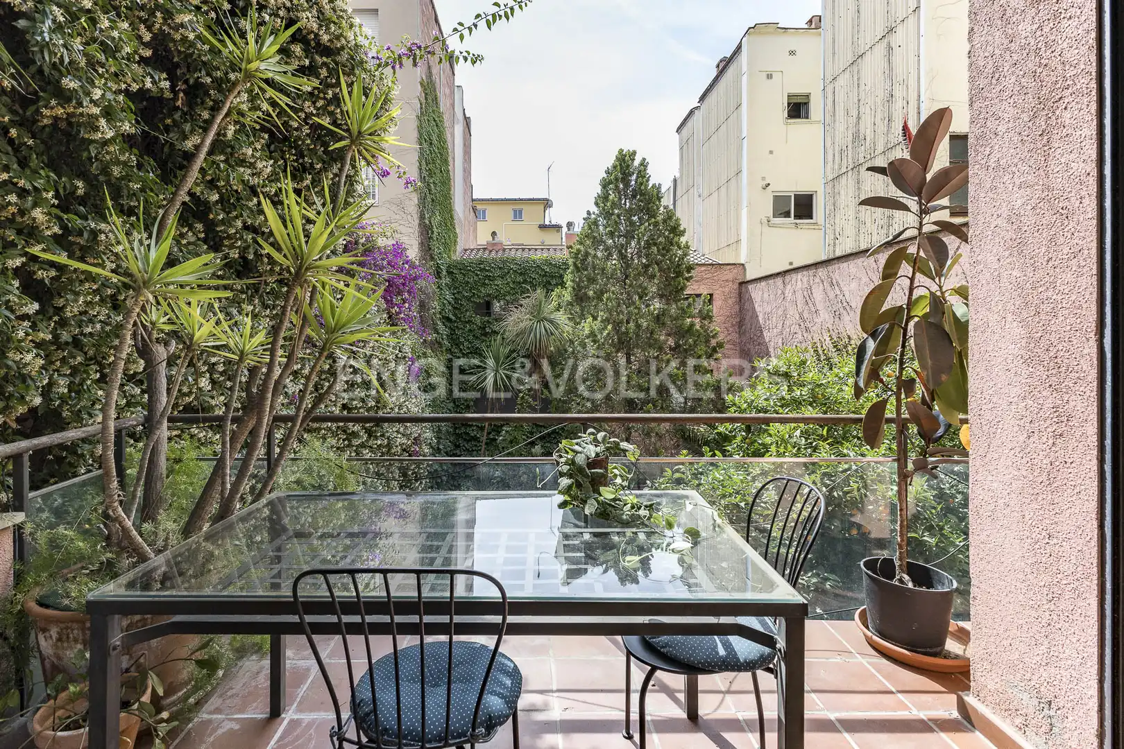Terrace of Houses for rent in Barcelona  with Air Conditioner, Heating and Private garden