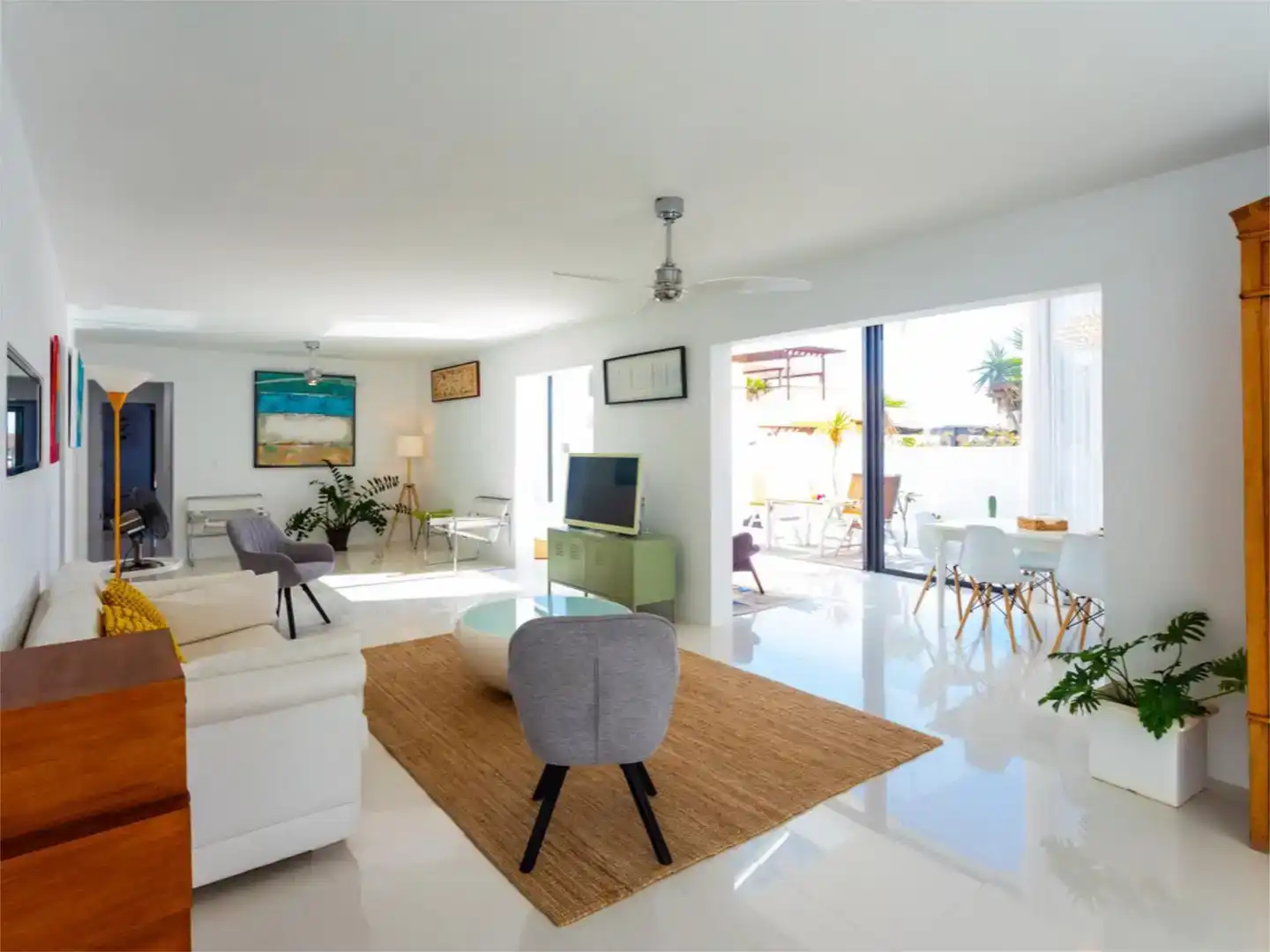 Sala de estar de Casa o chalet en venta en Teguise con Jardín privado y Piscina