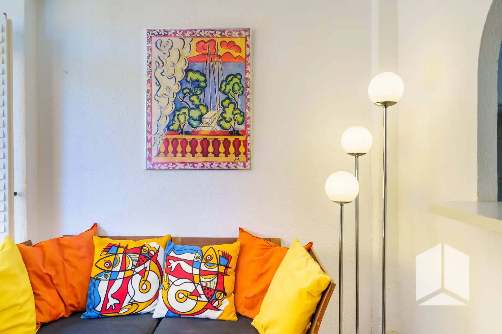 Sala d'estar de Àtic en venda en Castelldefels amb Terrassa i Balcó