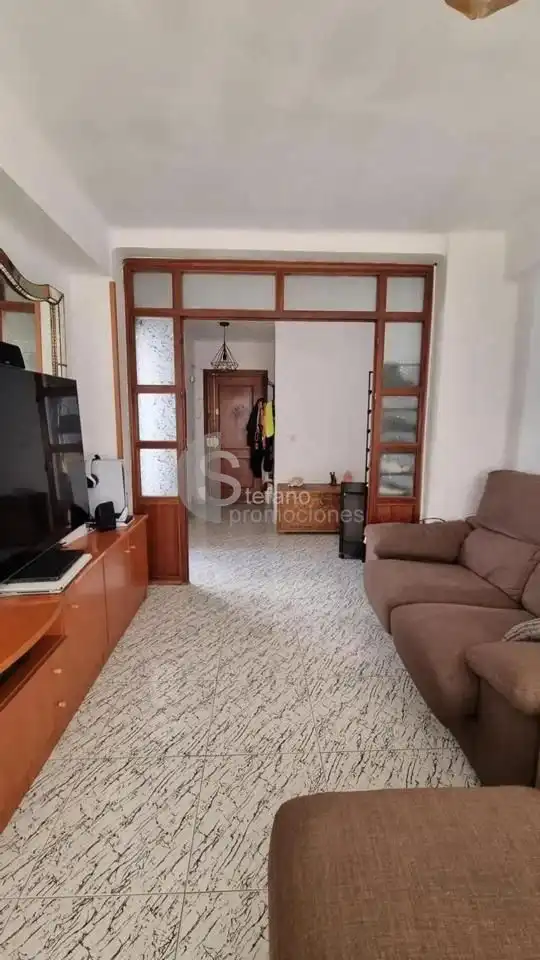 Sala de estar de Piso en venta en Málaga con Aire acondicionado y Terraza