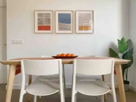 Dining room of Flat for rent in  Valencia Capital  with Air Conditioner