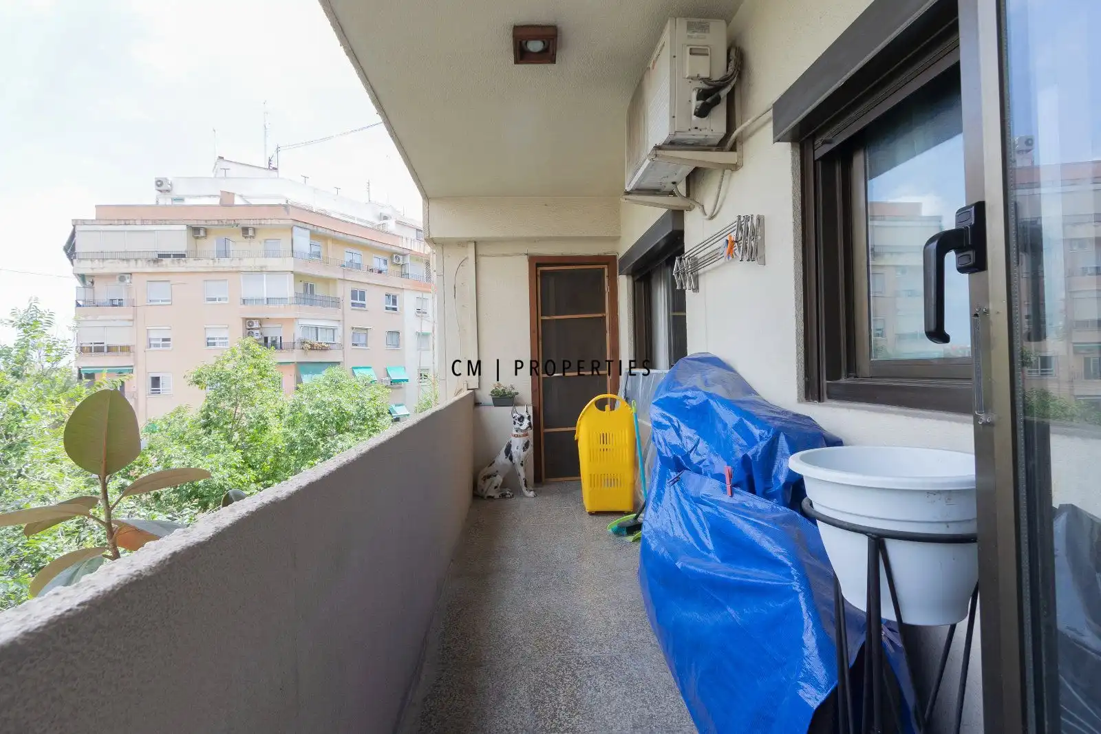Balcony of Flat for sale in Valencia  with Air Conditioner, Heating and Terrace