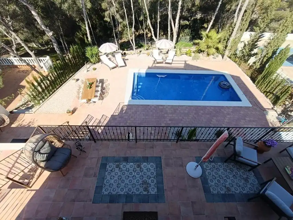Piscina de Casa o chalet en venta en Pilar de la Horadada con Aire acondicionado, Calefacción y Jardín privado