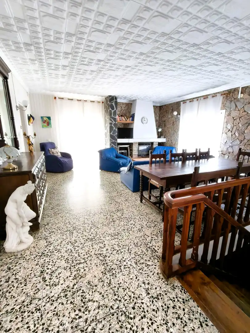 Sala de estar de Casa o chalet en venta en Lliçà d'Amunt con Aire acondicionado, Jardín privado y Terraza