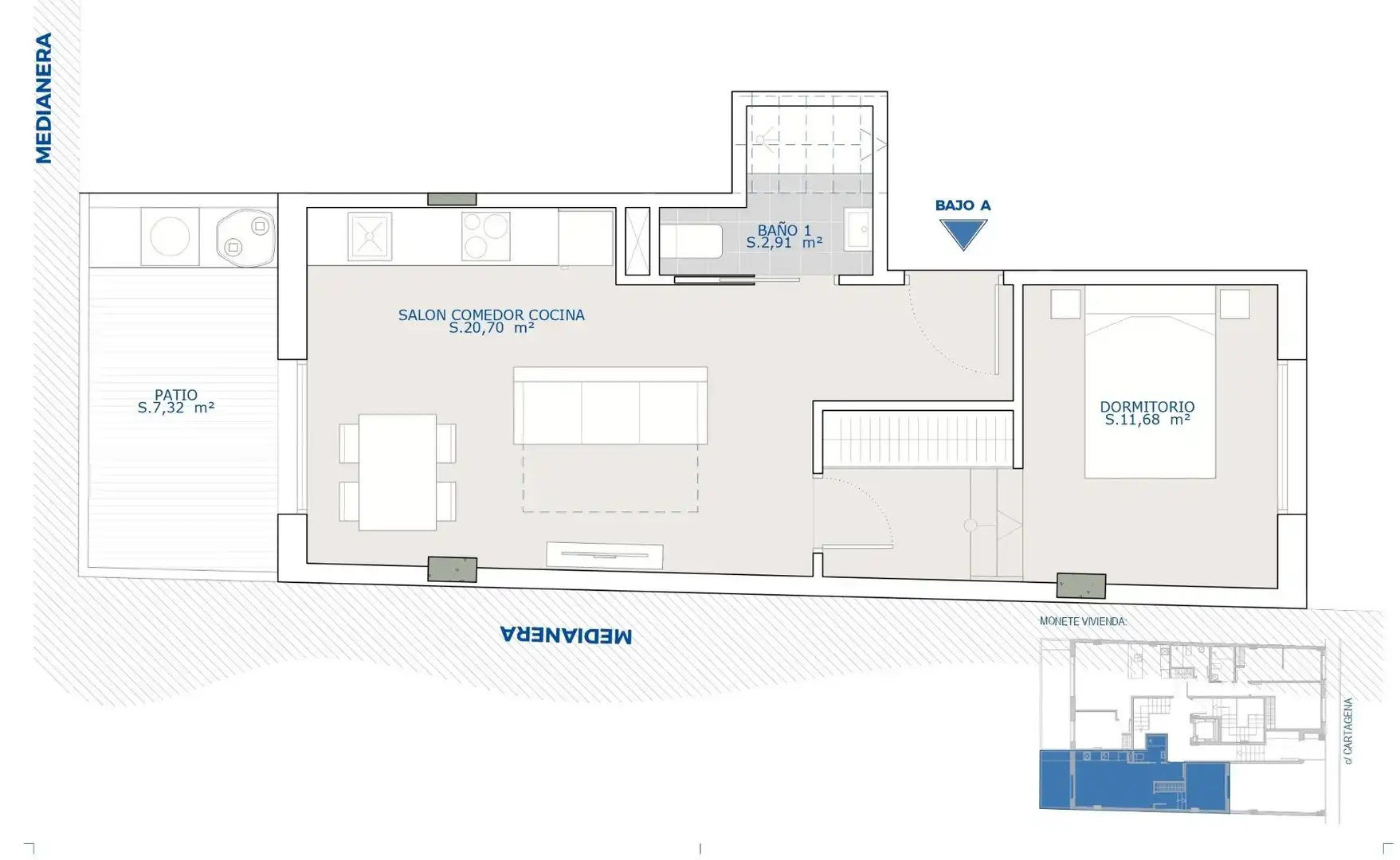 Apartamento en venta en Mazarrón con Terraza, Trastero y Balcón