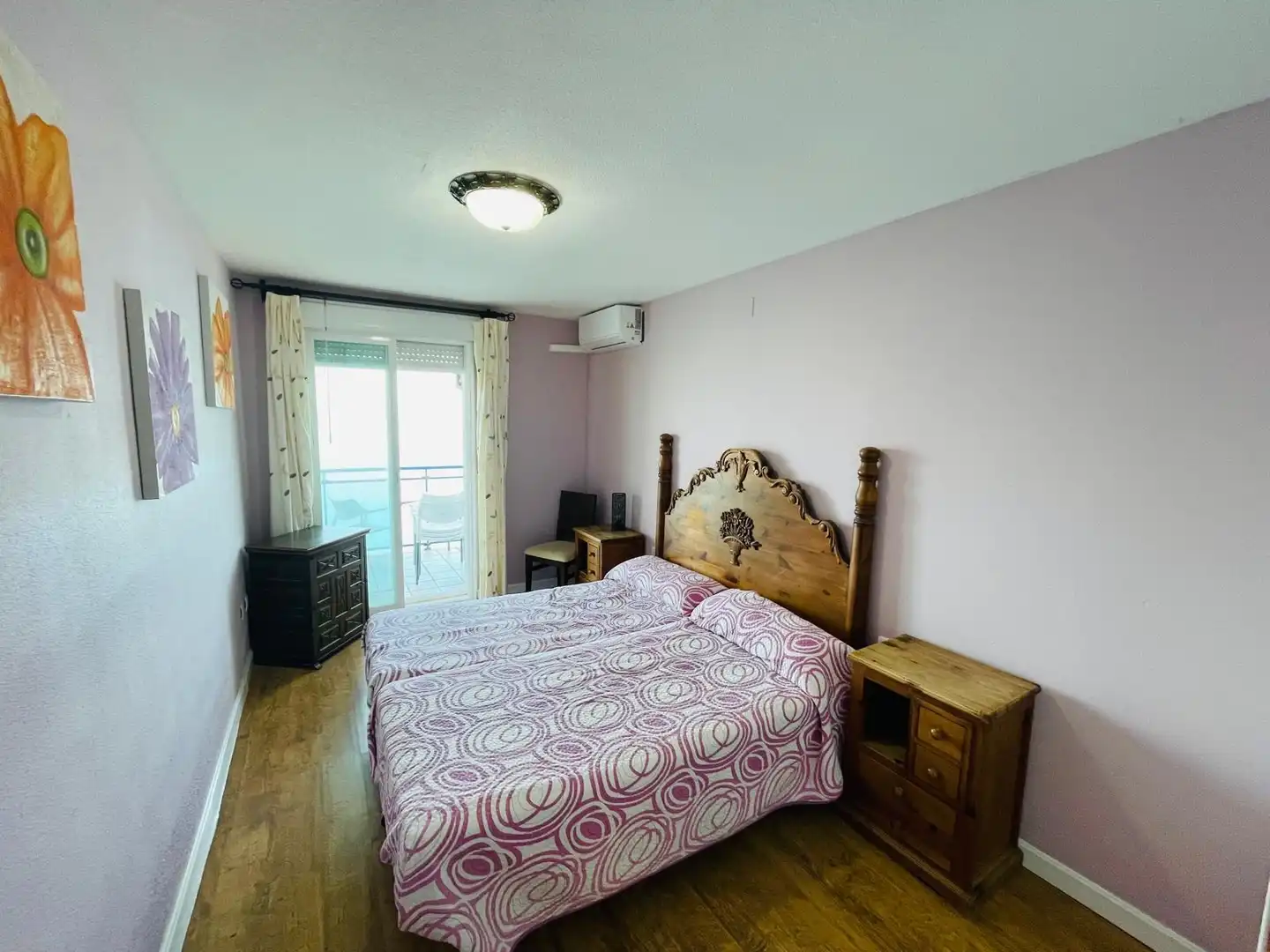 Habitación de Apartamento de alquiler en La Manga del Mar Menor con Aire acondicionado, Calefacción y Piscina